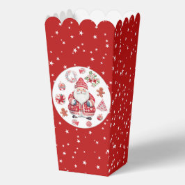 Caja Para Regalos El Escandinavo Santa Claus Red