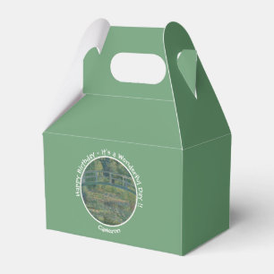 Caja Para Regalos El estanque de lirio de agua de Monet y los Fiesta