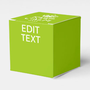 Caja Para Regalos El estilo verde androide guarda calma y su texto