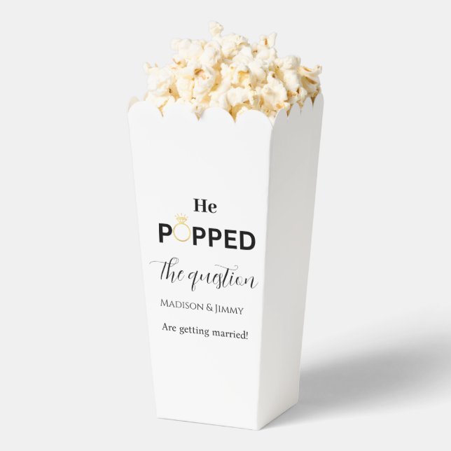 Caja Para Regalos El favor del partido de compromiso, planteó la pre (apareció)