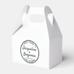 Caja Para Regalos El fin del nuevo comienzo de la Boda de la guirnal