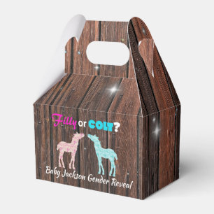 Caja Para Regalos El género occidental del estilo de la potra o del