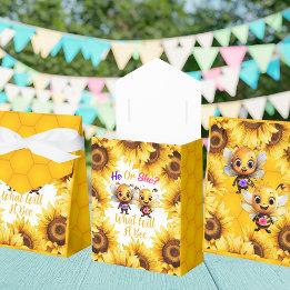 Caja Para Regalos El género revela a él o ella qué será el panal de