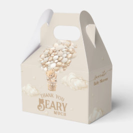 Caja Para Regalos El globo de Oso Teddy Bear Bearly Wait Baby Shower