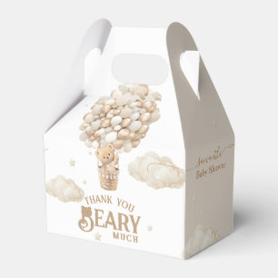 Caja Para Regalos El globo de Oso Teddy Bear Bearly Wait Baby Shower