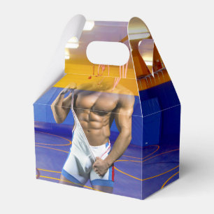 Caja Para Regalos El hombre musculoso de SlipperyJoe engrosó un tren