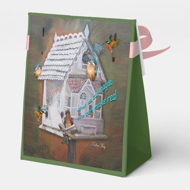 Caja Para Regalos El lector Leprechaun (Reverso)