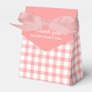 Caja Para Regalos El modelo blanco rosado de la guinga le agradece
