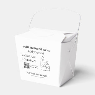 Caja Para Regalos El negocio de la vela agrega código q nombre comer