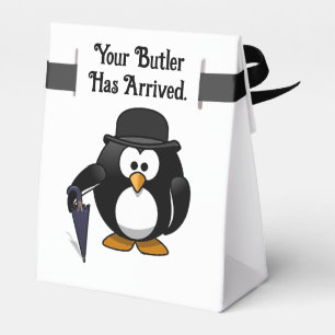 Caja Para Regalos El Personalizado de Butler Penguin, de clase baja,