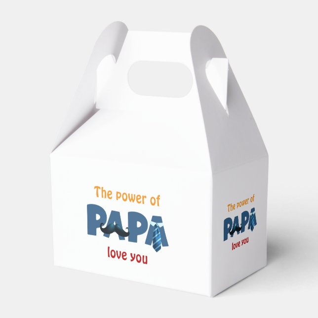 Caja Para Regalos El poder del papá (Front Side)