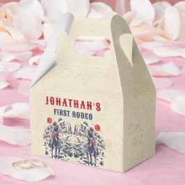 Caja Para Regalos El primer rodeo del primer cumpleaños del desierto