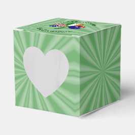 Caja Para Regalos El Shamrock americano australiano personalizado