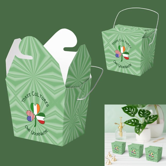 Caja Para Regalos El Shamrock americano italiano personalizado (Subido por el creador)