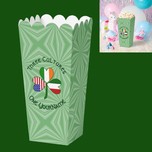 Caja Para Regalos El Shamrock americano italiano personalizado (Subido por el creador)