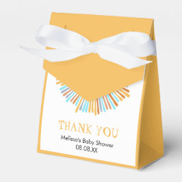 Caja Para Regalos El Sol Retro Boho Aquí Viene El Sol