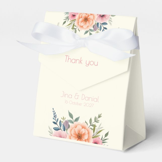 Caja Para Regalos El sueño de Peach y Petal (Front Side)