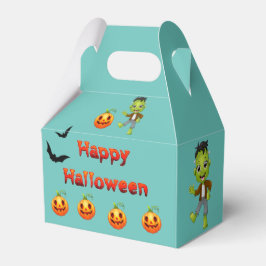 Caja Para Regalos El tema de Halloween de Little Frankenstein.