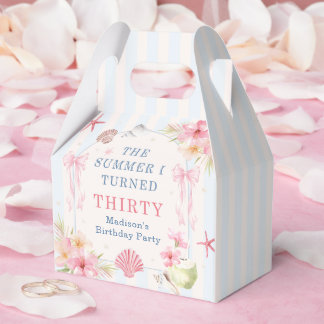 Caja Para Regalos El verano que cumplí treinta Cumpleaños de Seashel