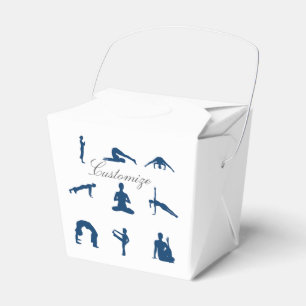 Caja Para Regalos El yoga de silueta es Thunder_Cove