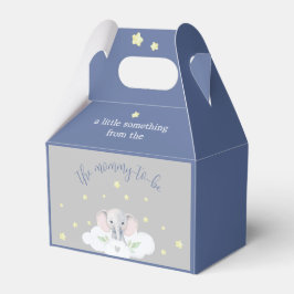Caja Para Regalos Elefante azul de Little Peanut Baby Shower