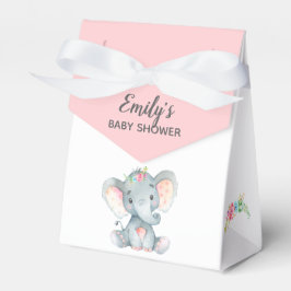 Caja Para Regalos Elefante Baby Shower Favor Box (Chica)