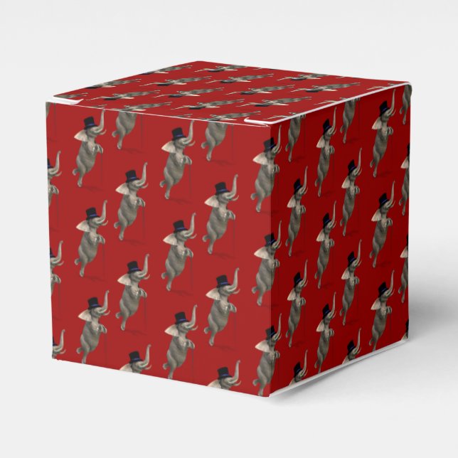 Caja Para Regalos Elefante de baile Tap (Costado Anverso)