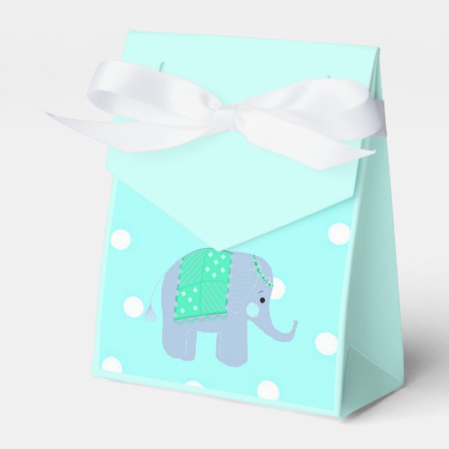 Caja Para Regalos Elefante de la selva con manta (Front Side)