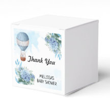 Elefante globo de aire caliente hidrangea azul gra