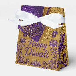 Caja Para Regalos Elefante Púrpura Feliz Diwali