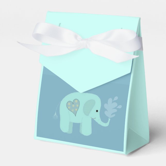 Caja Para Regalos Elefante Rociando Agua (Front Side)