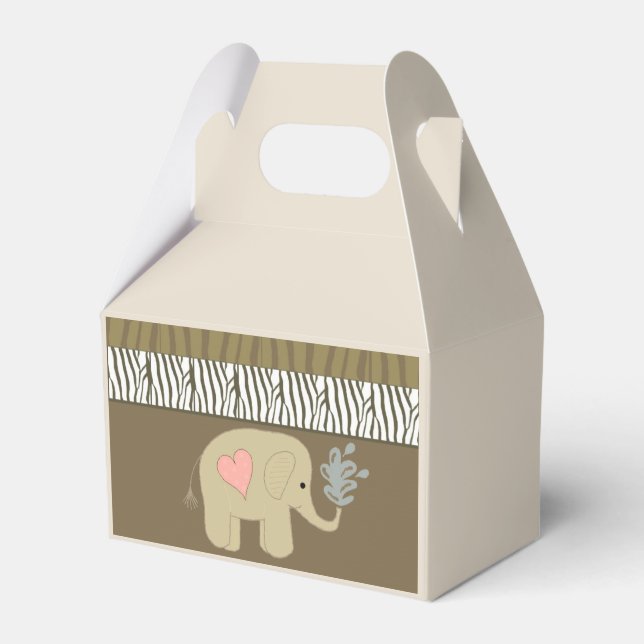 Caja Para Regalos Elefante Rociando Agua (Front Side)