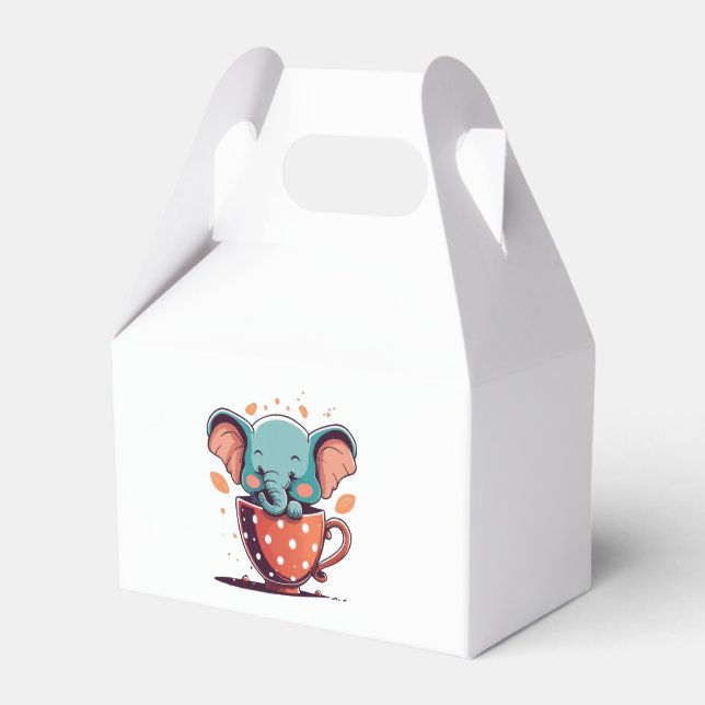 Caja Para Regalos Elegancia de Elefante (Front Side)