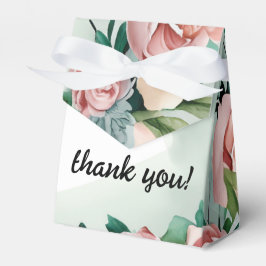 Caja Para Regalos Elegancia de flor pastel: Boda floral verde sabio