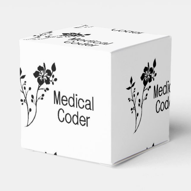 Caja Para Regalos Elegancia del codificador médico (Reverso Costado)