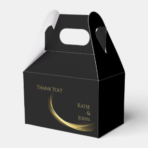Caja Para Regalos Elegancia dorada-Boda Gracias-
