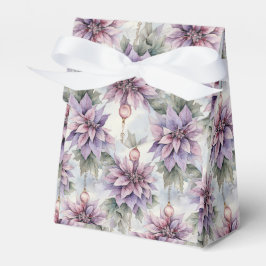 Caja Para Regalos Elegancia morada y dorada