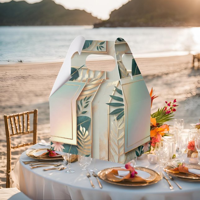 Caja Para Regalos Elegancia tropical Minimalista (Subido por el creador)