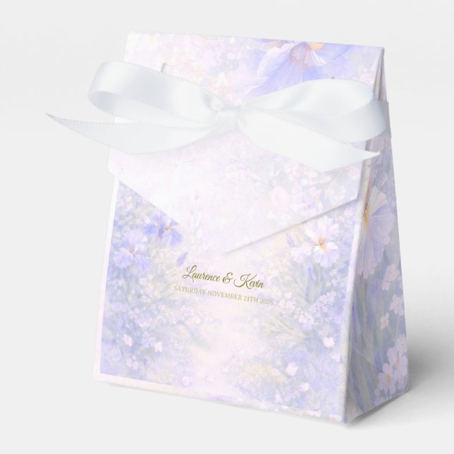 Caja Para Regalos Elegant Botanical Wedding (Front Side)