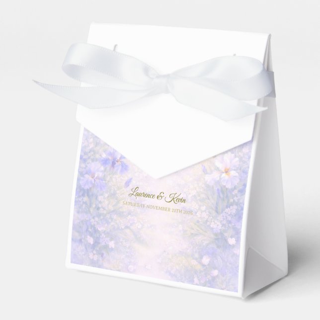 Caja Para Regalos Elegant Botanical Wedding (Front Side)