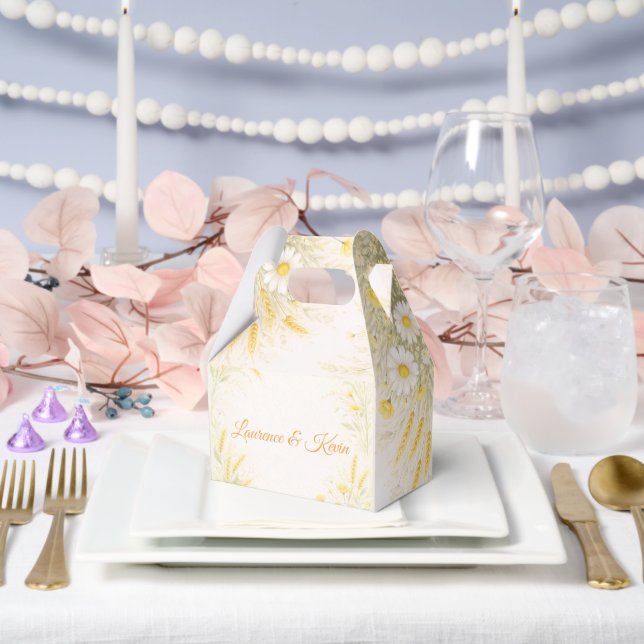 Caja Para Regalos Elegant Botanical Wedding Invitation (Boda)