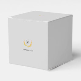 Caja Para Regalos Elegant Equestrian Monogram Favor Box