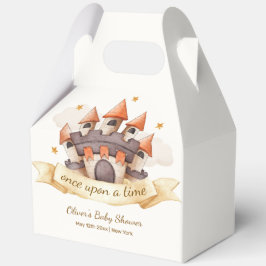 Caja Para Regalos Elegant Fairytale Prince Castle Baby Shower