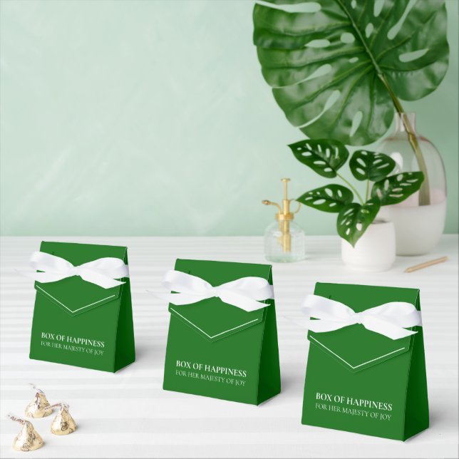 Caja Para Regalos Elegant Feminine Birthday Party Design | Green (Múltiple)