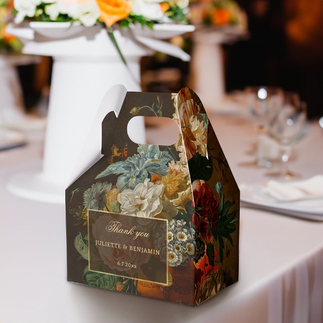 Caja Para Regalos Elegant Fine Art Floral Still Life Wedding (Subido por el creador)