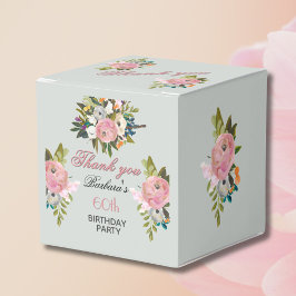 Caja Para Regalos Elegant Floral 60th Birthday