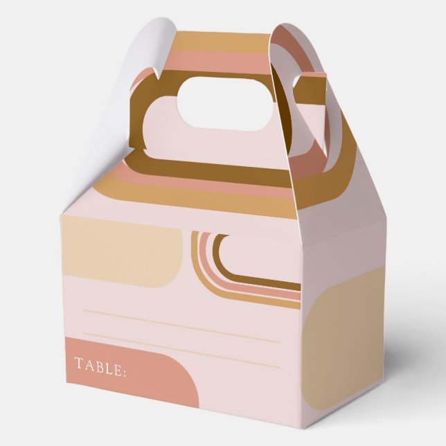 Caja Para Regalos Elegant Floral Wedding Favor Box (Anverso)