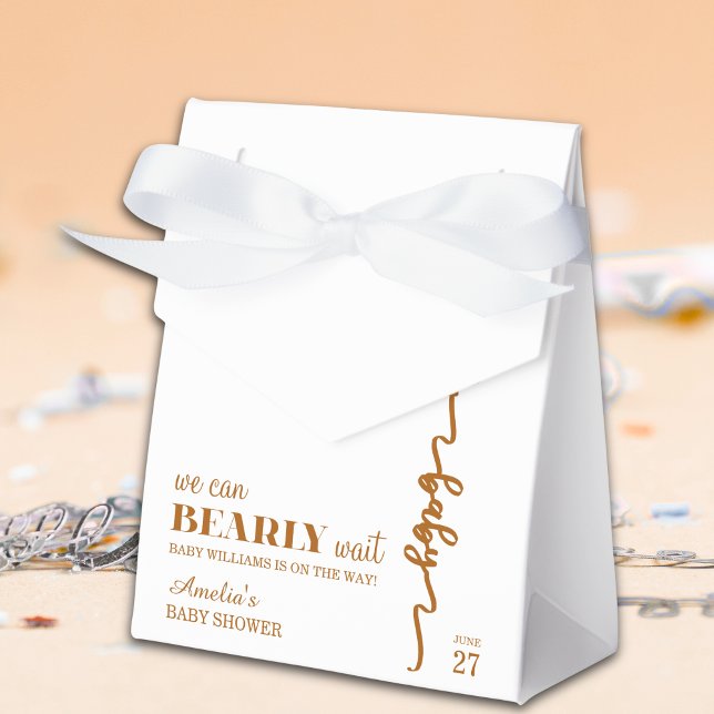 Caja Para Regalos Elegant Gold Bear Balloon Bearly Wait Neutral (Subido por el creador)