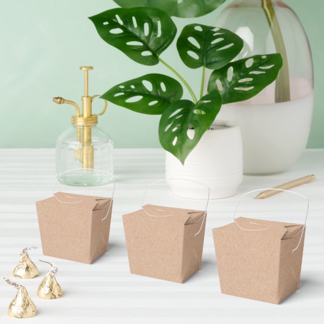 Caja Para Regalos Elegant Kraft Pattern Takeout Gift Boxes (Múltiple)