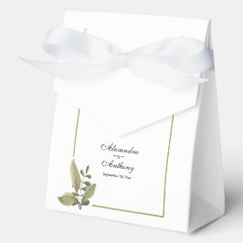 Caja Para Regalos Elegant Minimalist Greenery Wedding